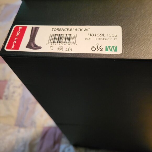 Naturallizer Tall Boots 6 1/2 wide calf (new in the box with tags) - Picture 4 of 4